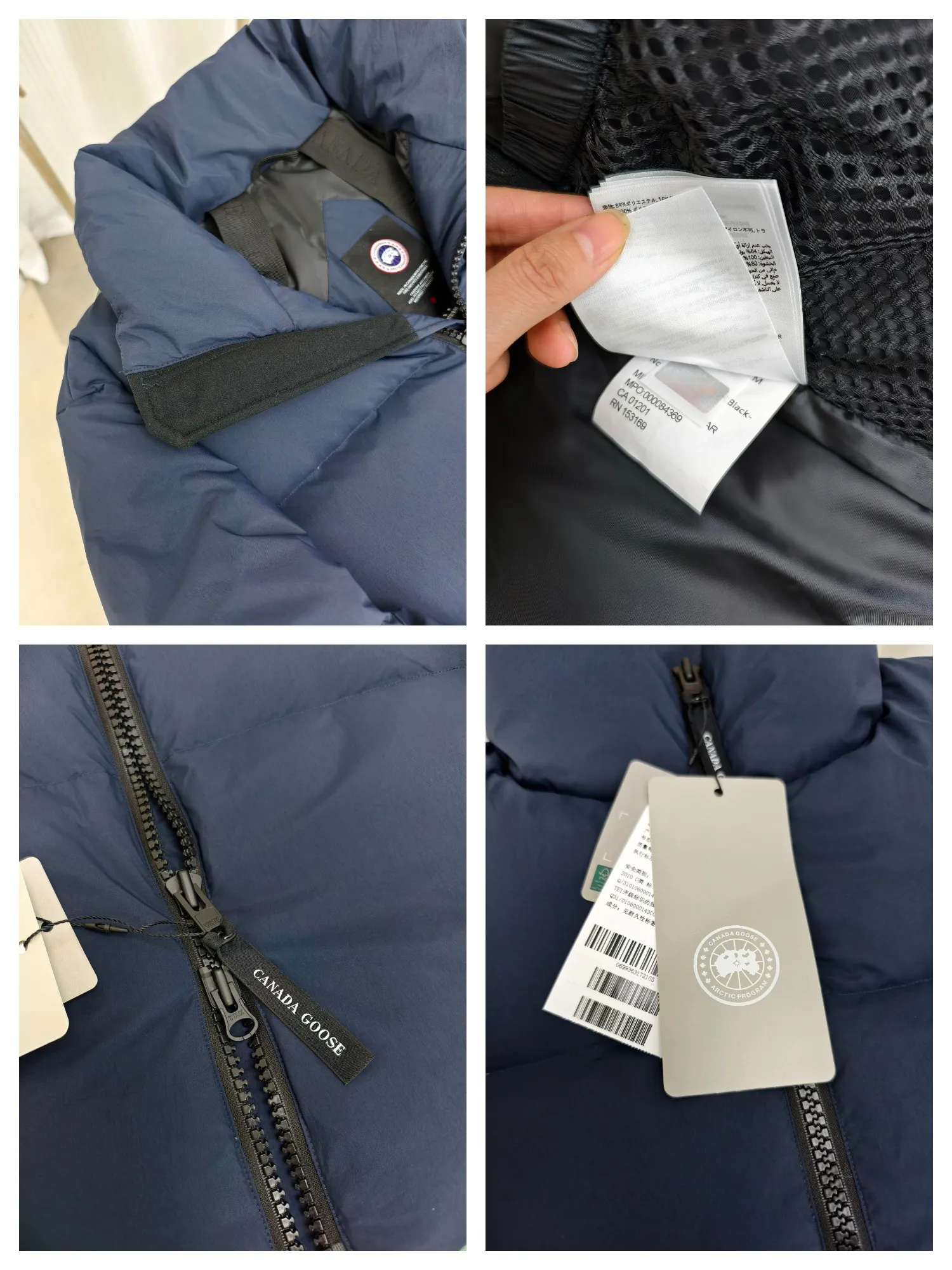 Style number: Y 172 2802M (high version) Canada gooes Canada goose Lawrence down jacket Lawrence down jacket provides basic protection for daily adventures. Delicately soft fabric, this is a water-repellent fabric that is soft to the touch yet durable. Filled with extremely fluffy white duck down. This piece has a quilted body and structured down. Padded collar and reflective double-stripe grip tape. Extended hem and tucked-in inner rib-knit cuffs. ⚠️The actual color of the desert color is darker, consistent with the color on the official website Color: Black Black Label Black Red Label Desert Color Ocean Blue Size: XS-2XL